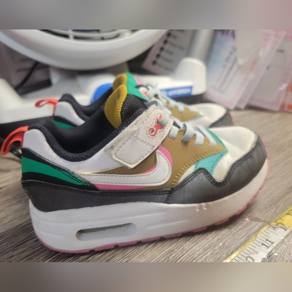 Nike Kids' Air‎ Max 1 EasyOn Sneakers Size 12.5 - Picture 1 of 8